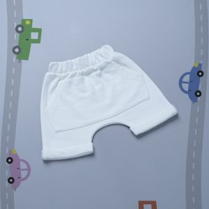 NEWBORN BOY'S KNIT DIAPANT