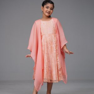 GIRLS WOVEN PARTY DRESS